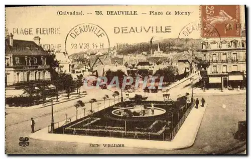 Cartes postales Deauville Place de Morny