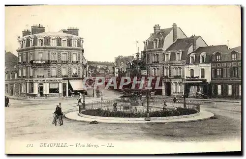 Cartes postales Deauville Place Morny