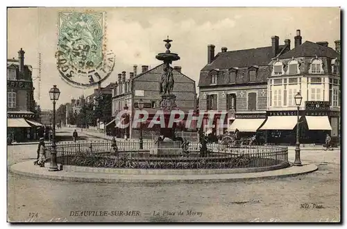 Cartes postales Deauville sur Mer La Place de Morny