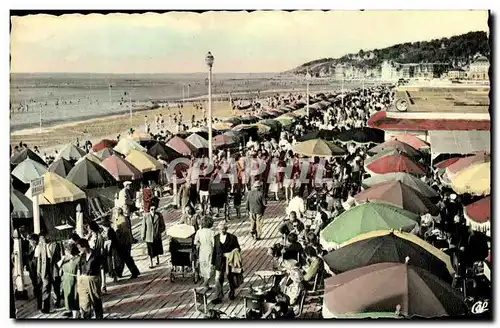 Cartes postales moderne Deauville la Plage Fleurie La Plage la Promenade et le Bar du Soleil