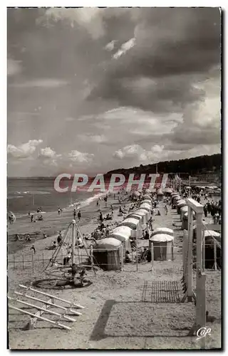 Ansichtskarte AK Deauville La Plage Fleurie La Plge a maree haute