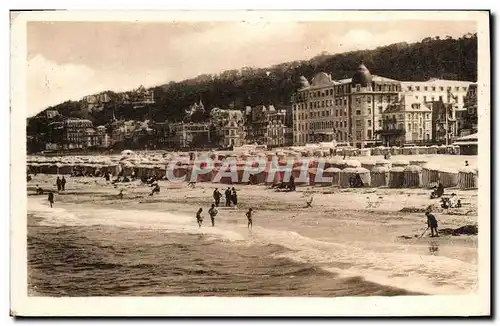 Ansichtskarte AK Trouville la Reine des Plages La Plage a Maree Haute