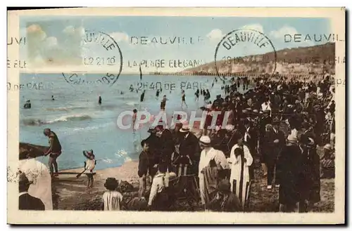 Cartes postales Deauville La Plage Fleurie La Plage