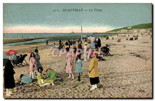 Cartes postales Deauville La Plage