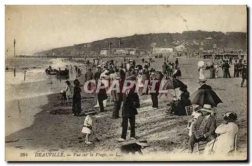 Cartes postales Deauville Vue sur la Plage