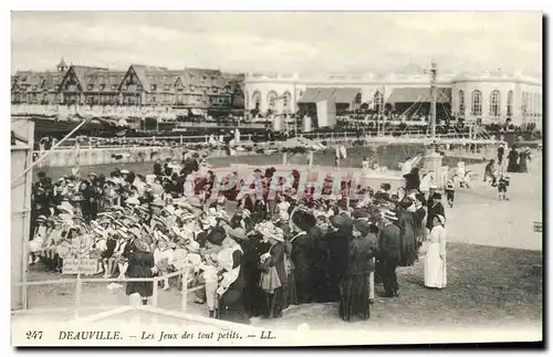 Cartes postales Deauville Les Jeux des tout petits