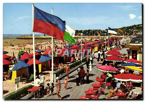 Moderne Karte Deauville Les Planches