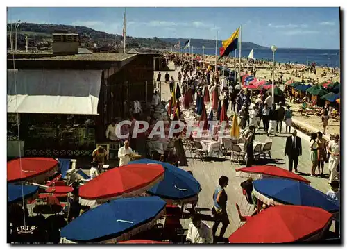 Moderne Karte Deauville Plage Fleurie La Plage et le Ciro s