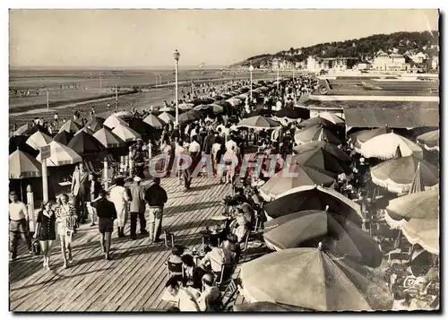 Cartes postales moderne Deauville Plage Fleurie La Plage La Promenade et le Bar du Soleil