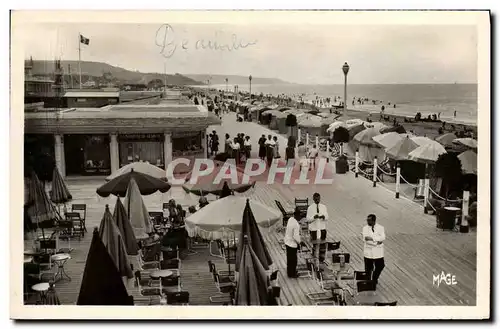 Ansichtskarte AK Deauville La Promenade des Planches