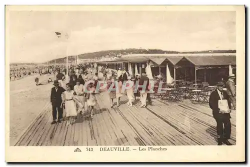 Cartes postales Deauville Les Planches