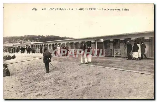 Cartes postales Deauville La Plage Fleurie Les Nouveaux Bains