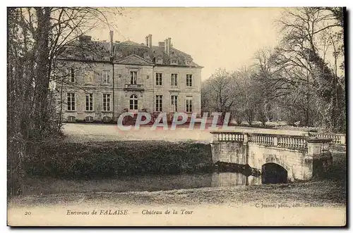 Cartes postales Environs de Falaise Chateau de la Tour