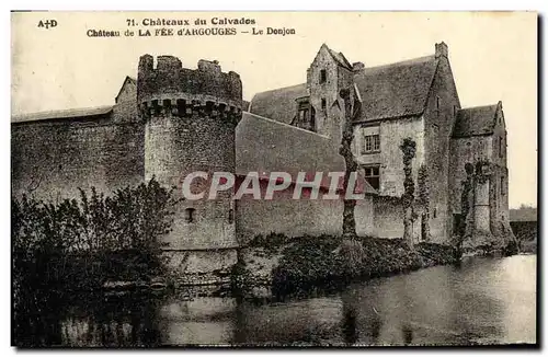 Ansichtskarte AK Chateaux du Calvados Chateau de la Fee d Argouges Le Donjon