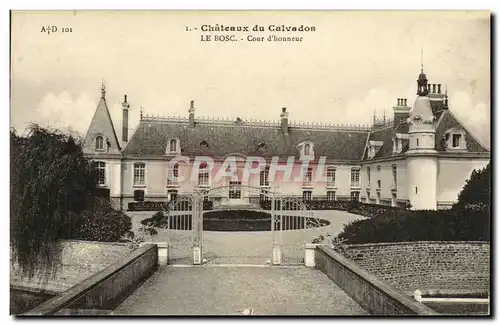 Ansichtskarte AK Chateaux du Calvados Le Bosc Cour d Honneur