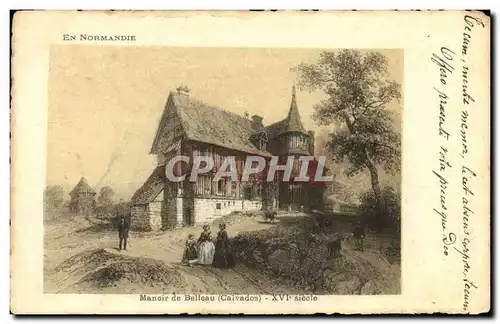 Cartes postales Manoir de Belleau XVl e Siecle