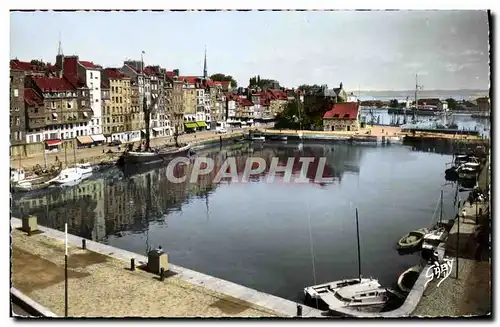 Cartes postales moderne Honfleur Le Vieux Bassin Bateaux