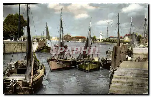 Moderne Karte Honfleur Le Port Bateaux