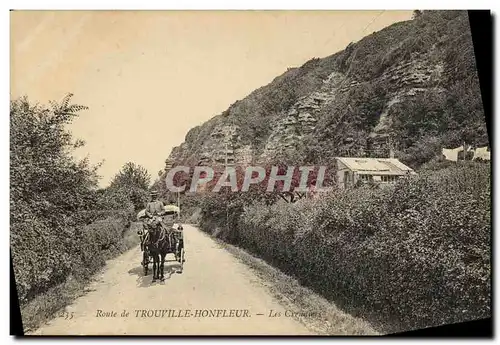 Ansichtskarte AK Route de Trouville Honfleur Les Creuniers