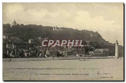 Cartes postales Honfleur Le Boulevard Carnot Vue price de la jetee