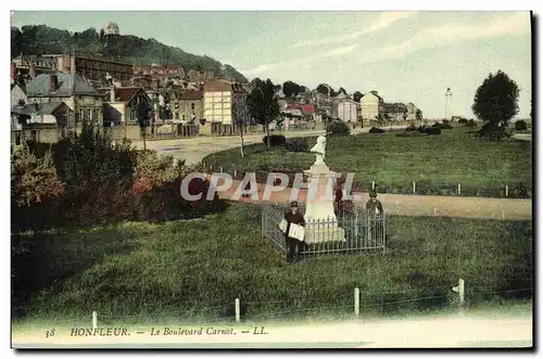 Cartes postales Honfleur Le Boulevard Carnot Enfants