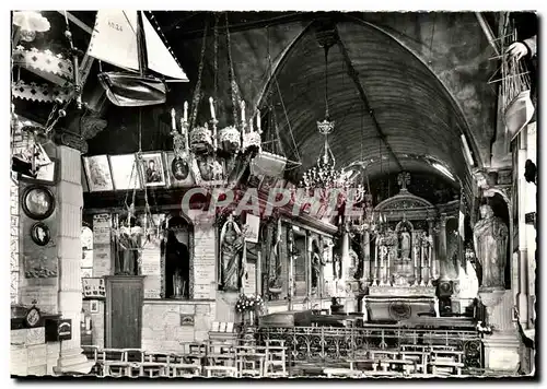 Moderne Karte Honfleur Notre Dame Interieur de la Chapelle