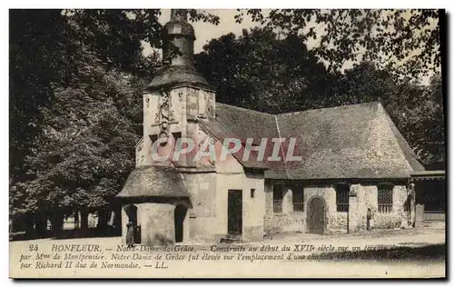 Ansichtskarte AK Honfleur Chapelle Notre Dame de Grace