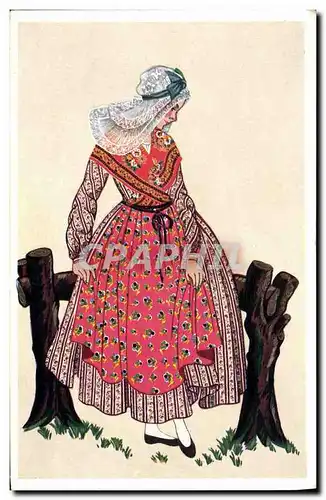 Cartes postales Honfleur Jeune fille 19eme Folklore costume