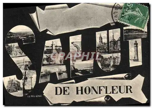 Cartes postales Honfleur salut