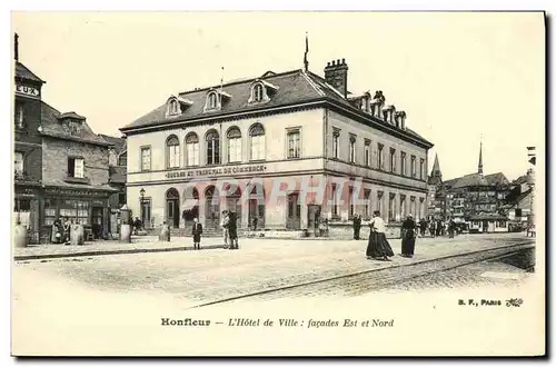 Ansichtskarte AK Honfleur L Hotel de Ville Facades Est et Nord