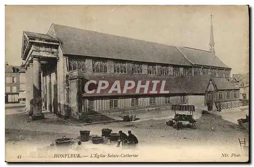 Cartes postales Honfleur L Eglise Sainte Catherine