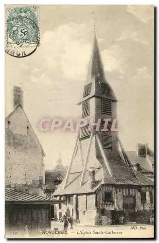 Cartes postales Honfleur L Eglise Saint Catherine