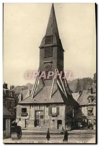 Cartes postales Honfleur Beffroi de l eglise Saint Catherine