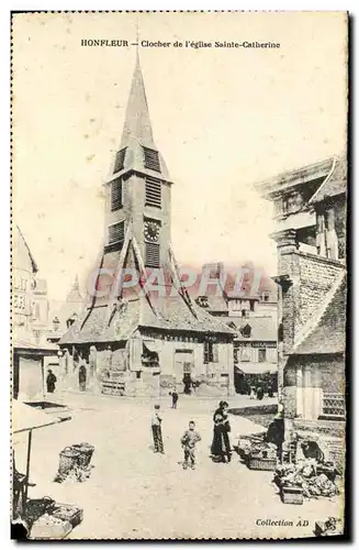 Ansichtskarte AK Honfleur Clocher de L Eglise Saint Catherine Marche