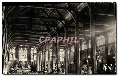 Moderne Karte Honfleur Interieur de L Eglise Sainte Catherine