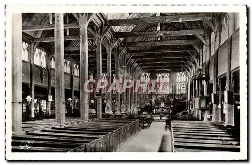 Moderne Karte Honfleur Interieur de l Eglise Sainte Catherine