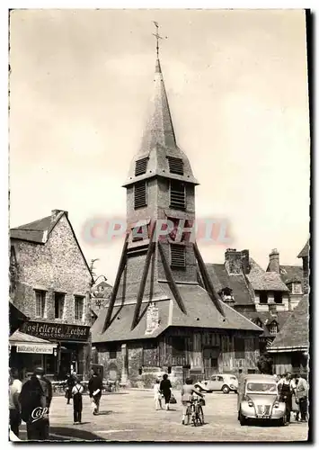 Cartes postales moderne Honfleur Le Clocher Eglise Sainte Catherine Hostellerie Lechat