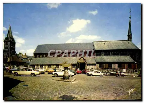 Moderne Karte Honfleur Eglise Sainte Catherine