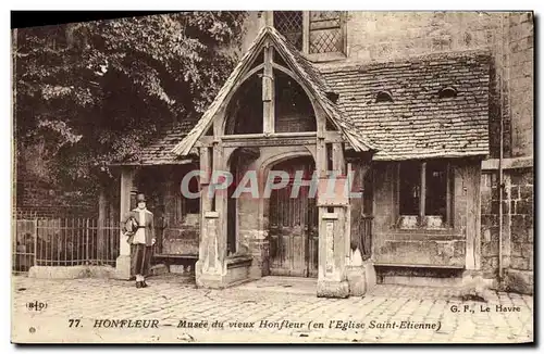 Ansichtskarte AK Honfleur Musee du Vieux en l eglise Saint Etienne