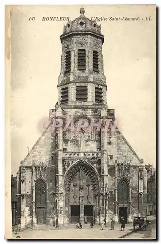 Cartes postales Honfleur Portail de L Eglise St Leonard