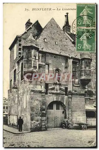 Cartes postales Honfleur La Lieutenance Enfants