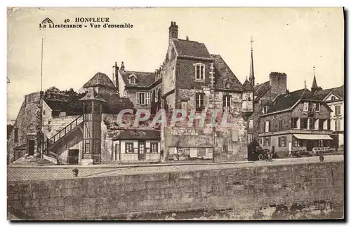 Cartes postales Honfleur La Lieutenance Vue d Ensemble