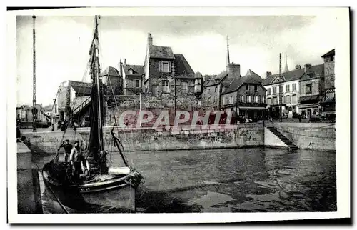 Ansichtskarte AK Honfleur La Lieutenance Bateau de peche