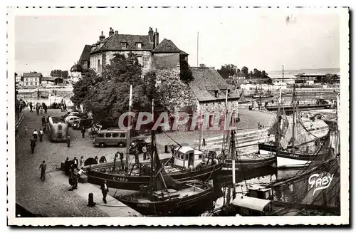 Cartes postales moderne Honfleur La Lieutenance et le Vieux Bassin Bateaux