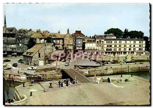 Moderne Karte Honfleur La Lieutenance et les Ecluses