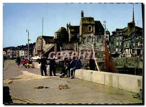 Cartes postales moderne Honfleur La Lieutenance et le coin des pecheurs