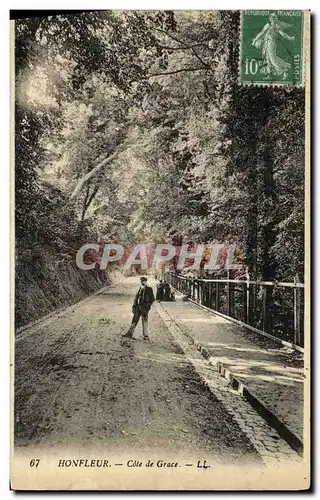 Cartes postales Honfleur Cote de Grace