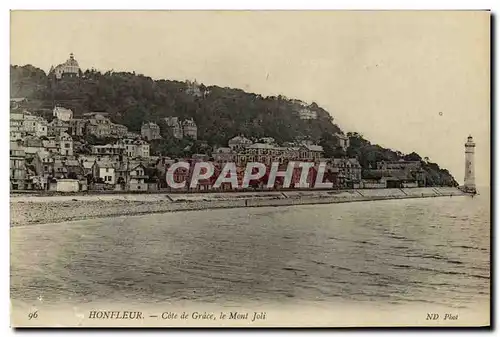 Ansichtskarte AK Honfleur La Cote de Grace le Mont Joli