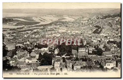 Ansichtskarte AK Honfleur Vue Generale du Mont Joli