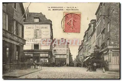 Cartes postales Honfleur La Place Hamelin